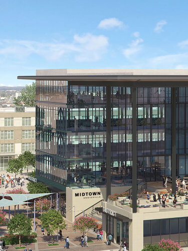 Rendering of Midtown Aggieville Building - Mobile